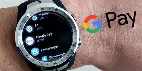 smartwatch with pay function.